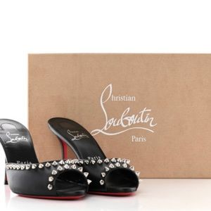 CHRISTIAN LOUBOUTIN Nappa Spike Me Dolly sz41
